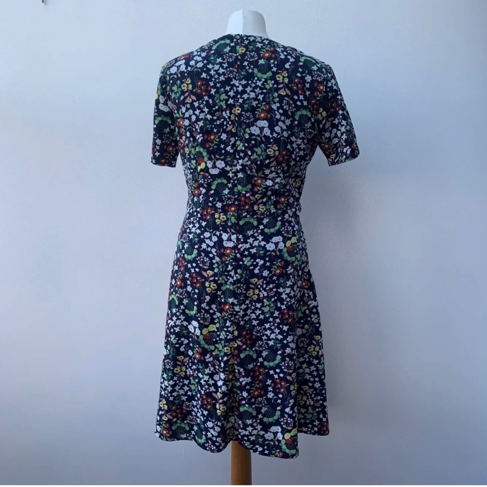 Sugarhill Brighton Boutique Size 12 Dress Floral Print Fit & Flare Short Sleeve - Picture 6 of 10